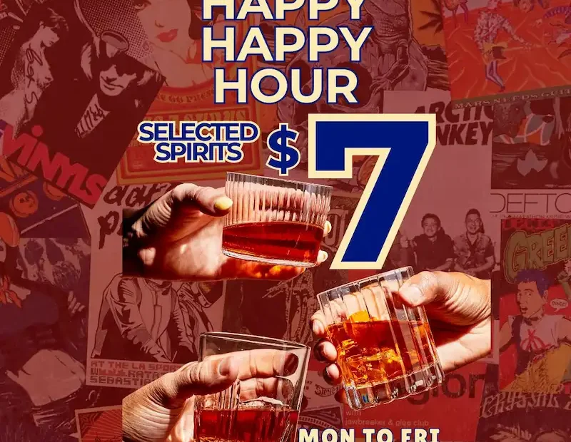 HAPPY HOUR $7 SPECIALS at The Forgotten Cask, rooftop rum & cocktail bar in Waterloo, Sydney