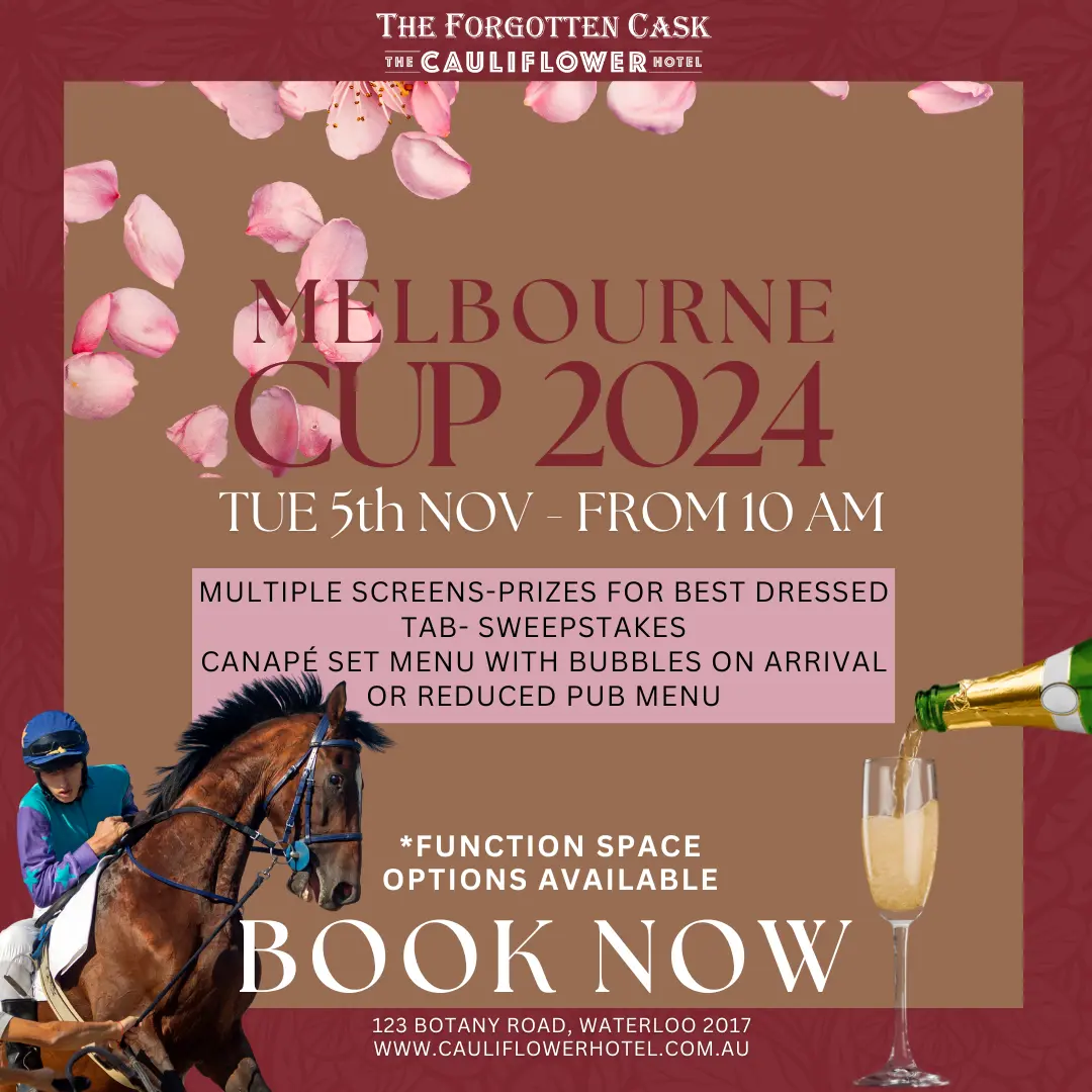 Melbourne Cup 2024 at The Forgotten Cask - fooftop rum and cocktail bar in Waterloo