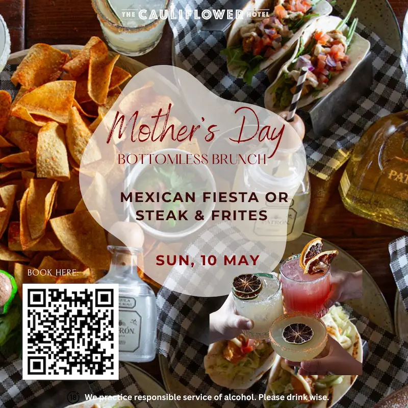 Mothers' Day Bottomless Brunch @ The Forgotten Cask. 123 Botany Rd, Waterloo