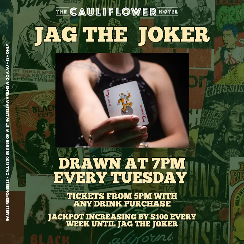 NEW POKER JAG THE JOKER at The Forgotten Cask, rooftop rum bar in Waterloo